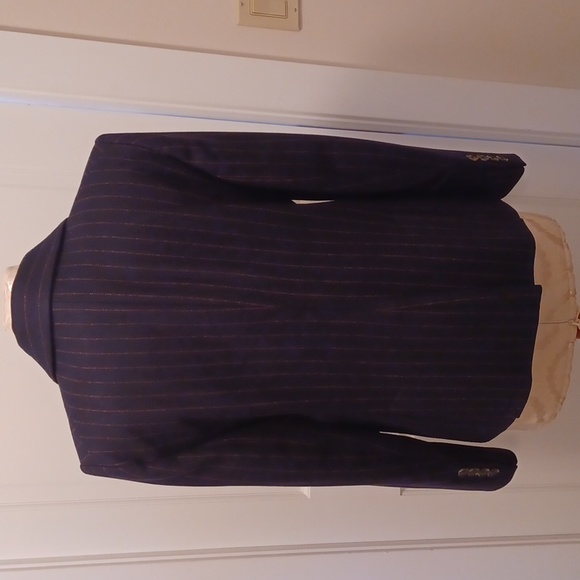 Veronica Beard Tyra Navy Pinstripe Dickey Jacket NWT - Picture 4 of 14